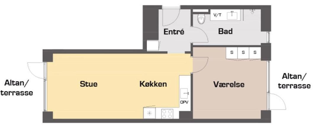 Great 1-Bed Wbalcony By Odense Harbour Lejlighed Eksteriør billede